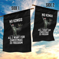 No Kings Garden Flag All I Want For Christmas Is Freedom - Wonder Print Shop