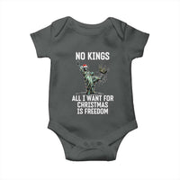 No Kings Baby Onesie All I Want For Christmas Is Freedom - Wonder Print Shop
