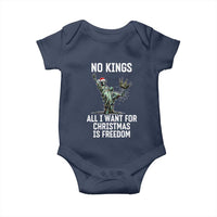 No Kings Baby Onesie All I Want For Christmas Is Freedom - Wonder Print Shop