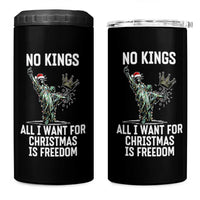 No Kings 4 in 1 Can Cooler Tumbler All I Want For Christmas Is Freedom - Wonder Print Shop