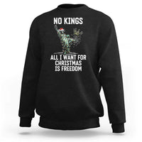 No Kings Sweatshirt All I Want For Christmas Is Freedom - Wonder Print Shop