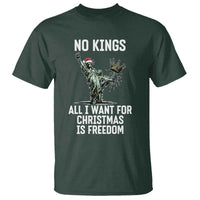 No Kings T Shirt All I Want For Christmas Is Freedom - Wonder Print Shop