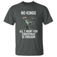 No Kings T Shirt All I Want For Christmas Is Freedom - Wonder Print Shop