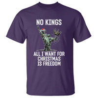 No Kings T Shirt All I Want For Christmas Is Freedom - Wonder Print Shop