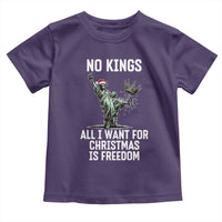 No Kings Toddler T Shirt All I Want For Christmas Is Freedom - Wonder Print Shop
