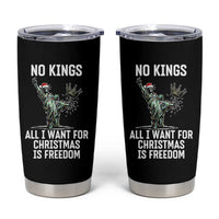 No Kings Tumbler Cup All I Want For Christmas Is Freedom - Wonder Print Shop