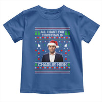 Charlie Kirk Christmas Toddler T Shirt Freedom Memorial Patriotic Christian Xmas - Wonder Print Shop