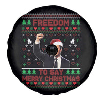 Charlie Kirk Christmas Spare Tire Cover Freedom To Say Merry Christmas - Wonder Print Shop