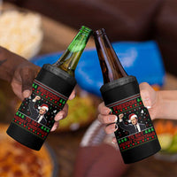Charlie Kirk Christmas 4 in 1 Can Cooler Tumbler Freedom To Say Merry Christmas - Wonder Print Shop