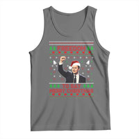 Charlie Kirk Christmas Tank Top Freedom To Say Merry Christmas - Wonder Print Shop