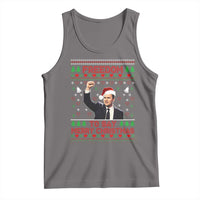 Charlie Kirk Christmas Tank Top Freedom To Say Merry Christmas - Wonder Print Shop