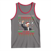 Charlie Kirk Christmas Tank Top Freedom To Say Merry Christmas - Wonder Print Shop