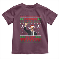Charlie Kirk Christmas Toddler T Shirt Freedom To Say Merry Christmas - Wonder Print Shop