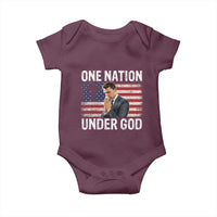 Charlie Kirk Christian Baby Onesie One Nation Under God Patriotic Faith - Wonder Print Shop