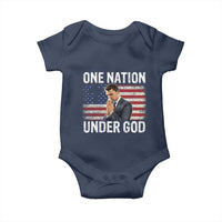 Charlie Kirk Christian Baby Onesie One Nation Under God Patriotic Faith - Wonder Print Shop