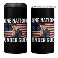 Charlie Kirk Christian 4 in 1 Can Cooler Tumbler One Nation Under God Patriotic Faith - Wonder Print Shop