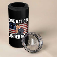 Charlie Kirk Christian 4 in 1 Can Cooler Tumbler One Nation Under God Patriotic Faith - Wonder Print Shop