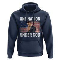 Charlie Kirk Christian Hoodie One Nation Under God Patriotic Faith - Wonder Print Shop