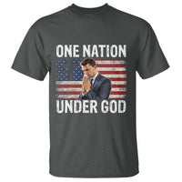 Charlie Kirk Christian T Shirt One Nation Under God Patriotic Faith - Wonder Print Shop