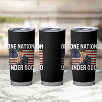 Charlie Kirk Christian Tumbler Cup One Nation Under God Patriotic Faith - Wonder Print Shop
