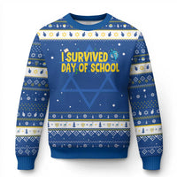 67 Six Seven Meme Hanukkah Ugly Sweater Funny Dreidel Chanukkah - Wonder Print Shop