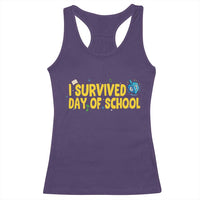 67 Six Seven Meme Racerback Tank Top Funny Hanukkah School Days - Wonder Print Shop