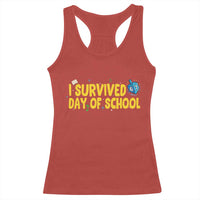 67 Six Seven Meme Racerback Tank Top Funny Hanukkah School Days - Wonder Print Shop