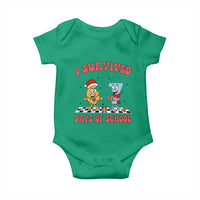 67 Six Seven Christmas Meme Baby Onesie I Survived Days Of School - Wonder Print Shop