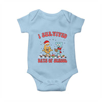 67 Six Seven Christmas Meme Baby Onesie I Survived Days Of School - Wonder Print Shop