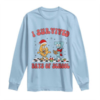 67 Six Seven Christmas Meme Long Sleeve Shirt I Survived Days Of School - Wonder Print Shop