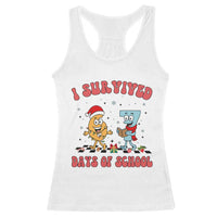 67 Six Seven Christmas Meme Racerback Tank Top I Survived Days Of School - Wonder Print Shop