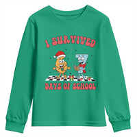 67 Six Seven Christmas Meme Youth Sweatshirt I Survived Days Of School - Wonder Print Shop