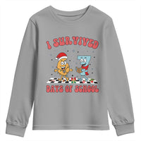 67 Six Seven Christmas Meme Youth Sweatshirt I Survived Days Of School - Wonder Print Shop