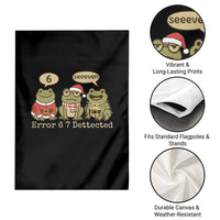 67 Six Seven Christmas Meme Garden Flag Funny Frog Christmas Xmas - Wonder Print Shop