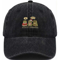 67 Six Seven Christmas Meme Washed Cotton Baseball Cap Funny Frog Christmas Xmas