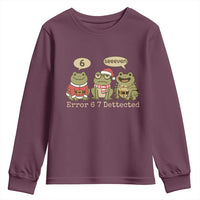 67 Six Seven Christmas Meme Youth Sweatshirt Funny Frog Christmas Xmas - Wonder Print Shop