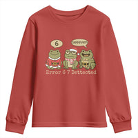 67 Six Seven Christmas Meme Youth Sweatshirt Funny Frog Christmas Xmas - Wonder Print Shop