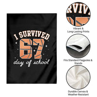 67 Six Seven Meme Garden Flag I Survived Days Of School - Wonder Print Shop