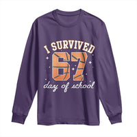 67 Six Seven Meme Long Sleeve Shirt I Survived Days Of School - Wonder Print Shop