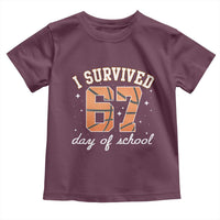 67 Six Seven Meme Toddler T Shirt I Survived Days Of School - Wonder Print Shop