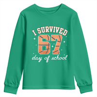 67 Six Seven Meme Youth Sweatshirt I Survived Days Of School - undefined