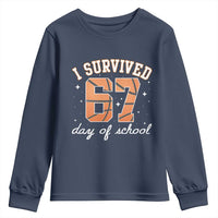67 Six Seven Meme Youth Sweatshirt I Survived Days Of School - undefined