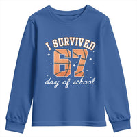 67 Six Seven Meme Youth Sweatshirt I Survived Days Of School - undefined
