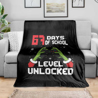 67 Six Seven Christmas Meme Throw Blanket Funny Elf Hand Video Game Xmas - Wonder Print Shop