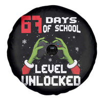 67 Six Seven Christmas Meme Spare Tire Cover Funny Elf Hand Video Game Xmas - Wonder Print Shop