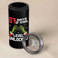 67 Six Seven Christmas Meme 4 in 1 Can Cooler Tumbler Funny Elf Hand Video Game Xmas - Wonder Print Shop