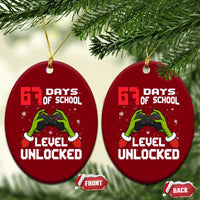 67 Six Seven Christmas Meme Ceramic Ornament Funny Elf Hand Video Game Xmas - Wonder Print Shop