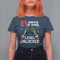 67 Six Seven Christmas Meme T Shirt For Women Funny Elf Hand Video Game Xmas - Wonder Print Shop