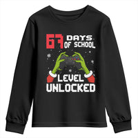 67 Six Seven Christmas Meme Youth Sweatshirt Funny Elf Hand Video Game Xmas - Wonder Print Shop