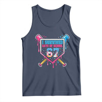 I Survived 67 Days Of School Baseball Ice Cream Tank Top Funny Christmas Six Seven Meme - Wonder Print Shop